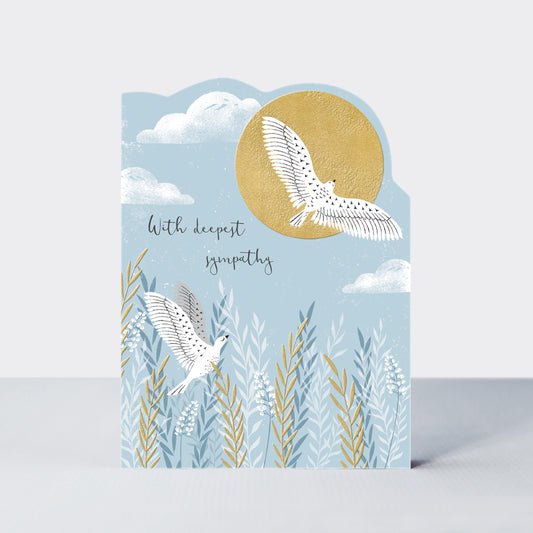 With deepest sympathy - Rachel Ellen Delilah card