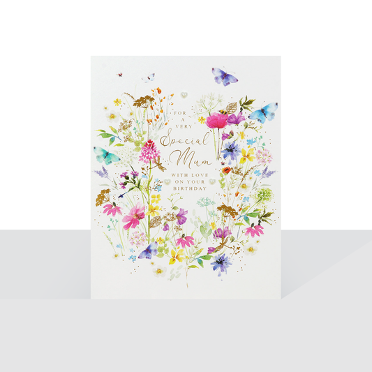 Special Mum - Birthday love floral