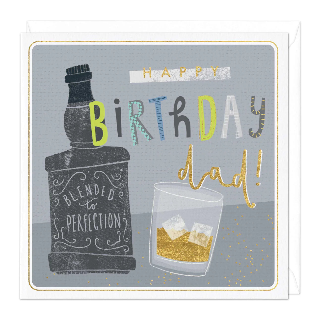 Happy birthday Dad, whiskey - Whistlefish card