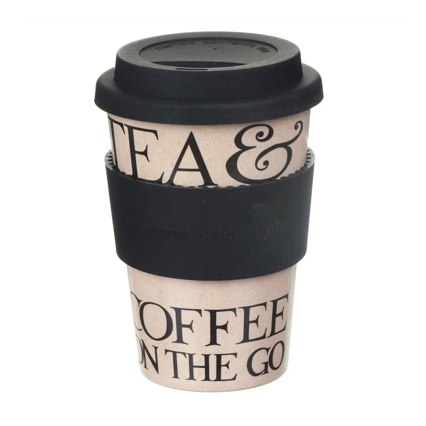 Emma Bridgewater travel mug, black toast