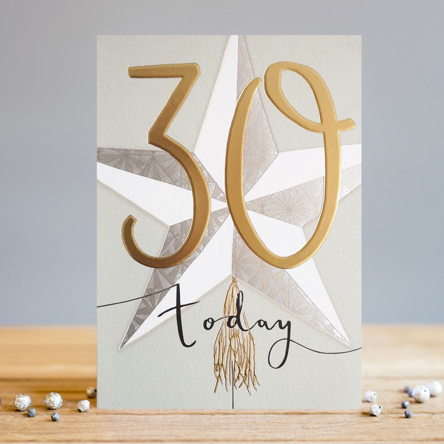 30th birthday metallic star - Louise Tiler