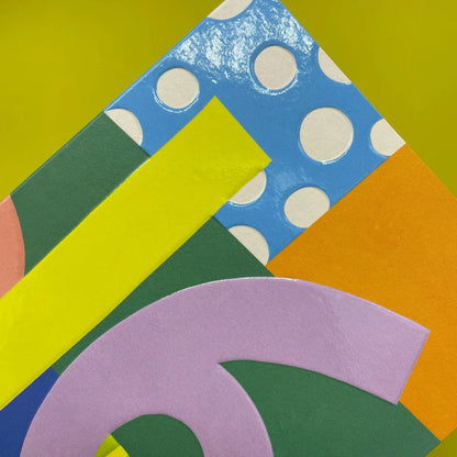 16th birthday bold, abstract & colourful