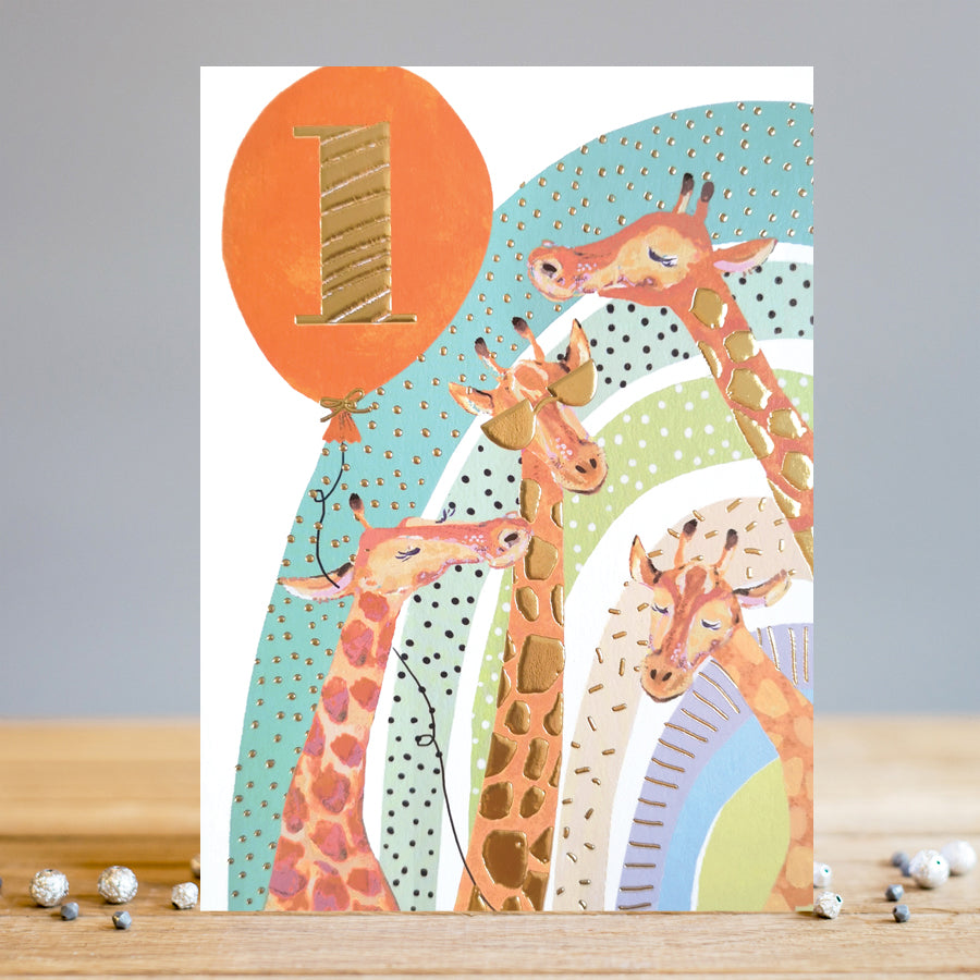 1st birthday, giraffes - Louise Tiler