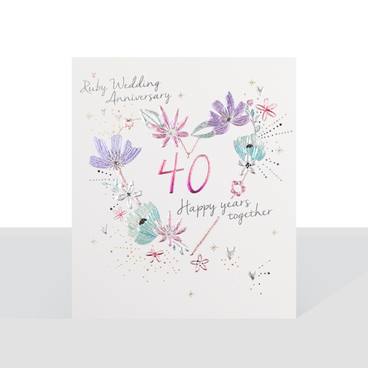 Ruby 40th Anniversary - Amaretto card