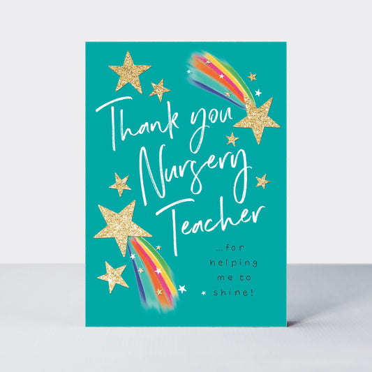 Thank you Nursery Teacher - Rachel Ellen card