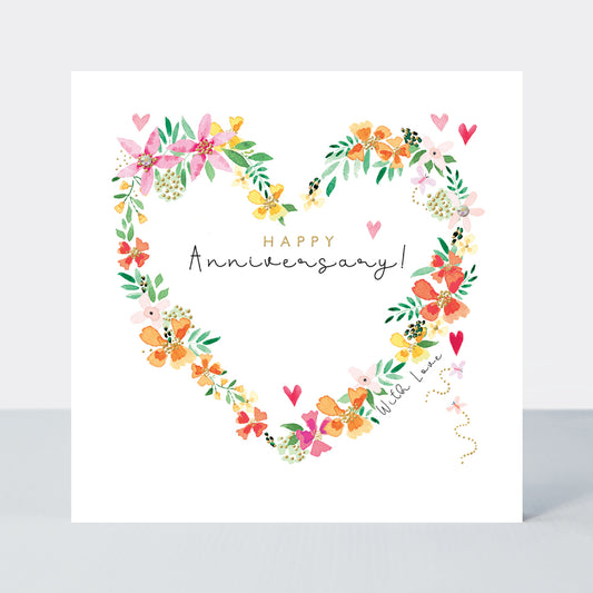 Happy Anniversary - Rachel Ellen Blossom card