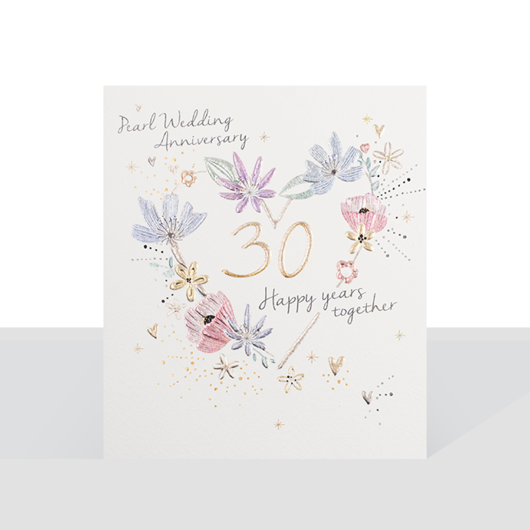 Pearl 30th Anniversary - Amaretto card