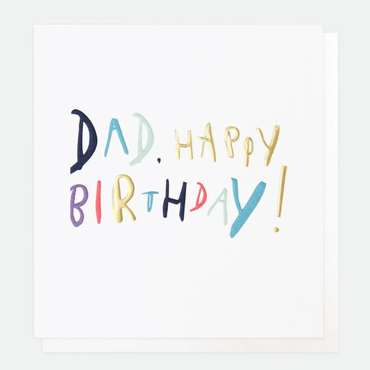 Happy birthday Dad - card