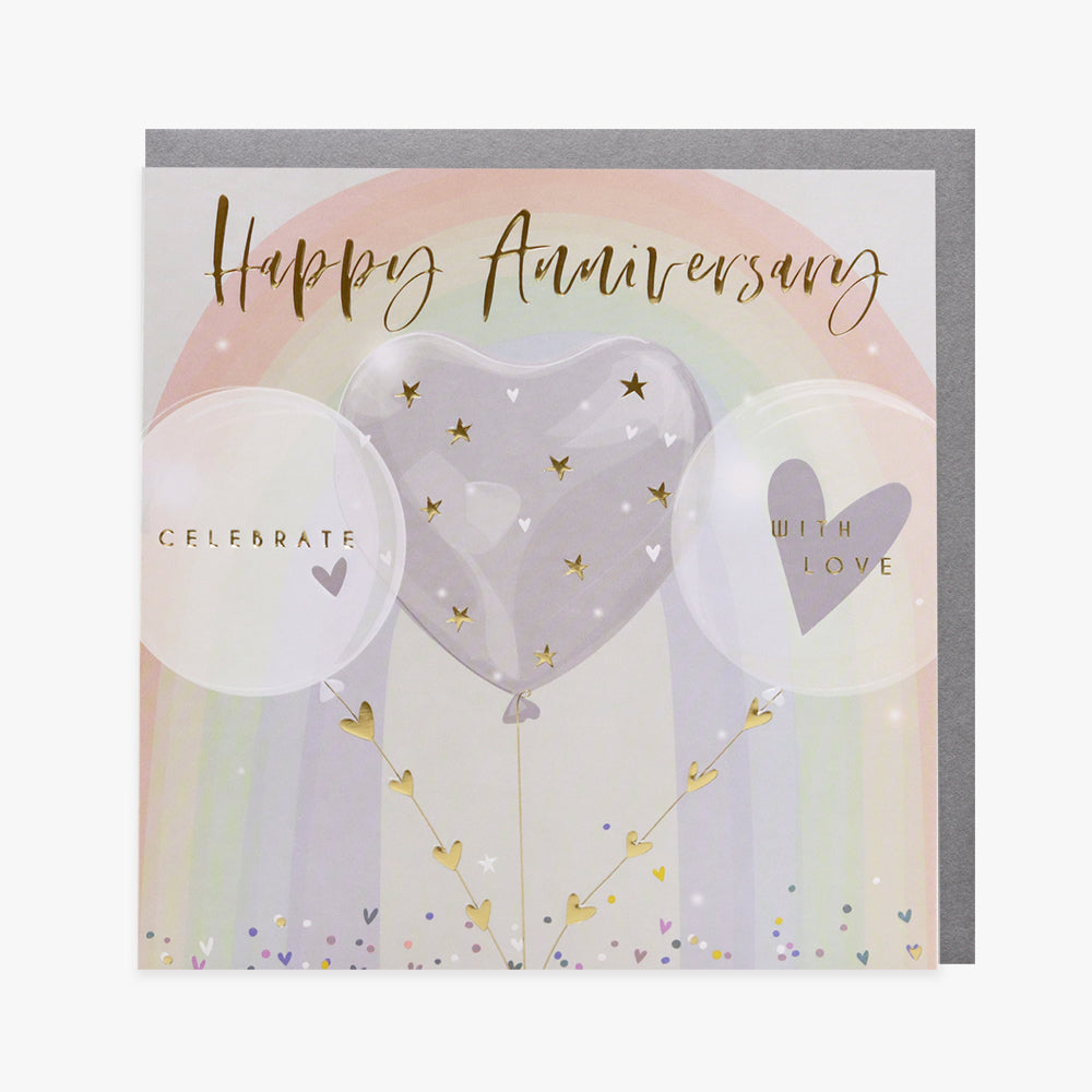 Happy Anniversary, celebrate - card