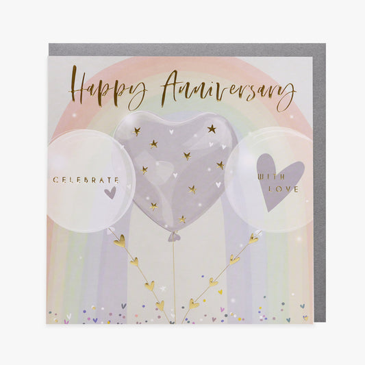 Happy Anniversary, celebrate - card