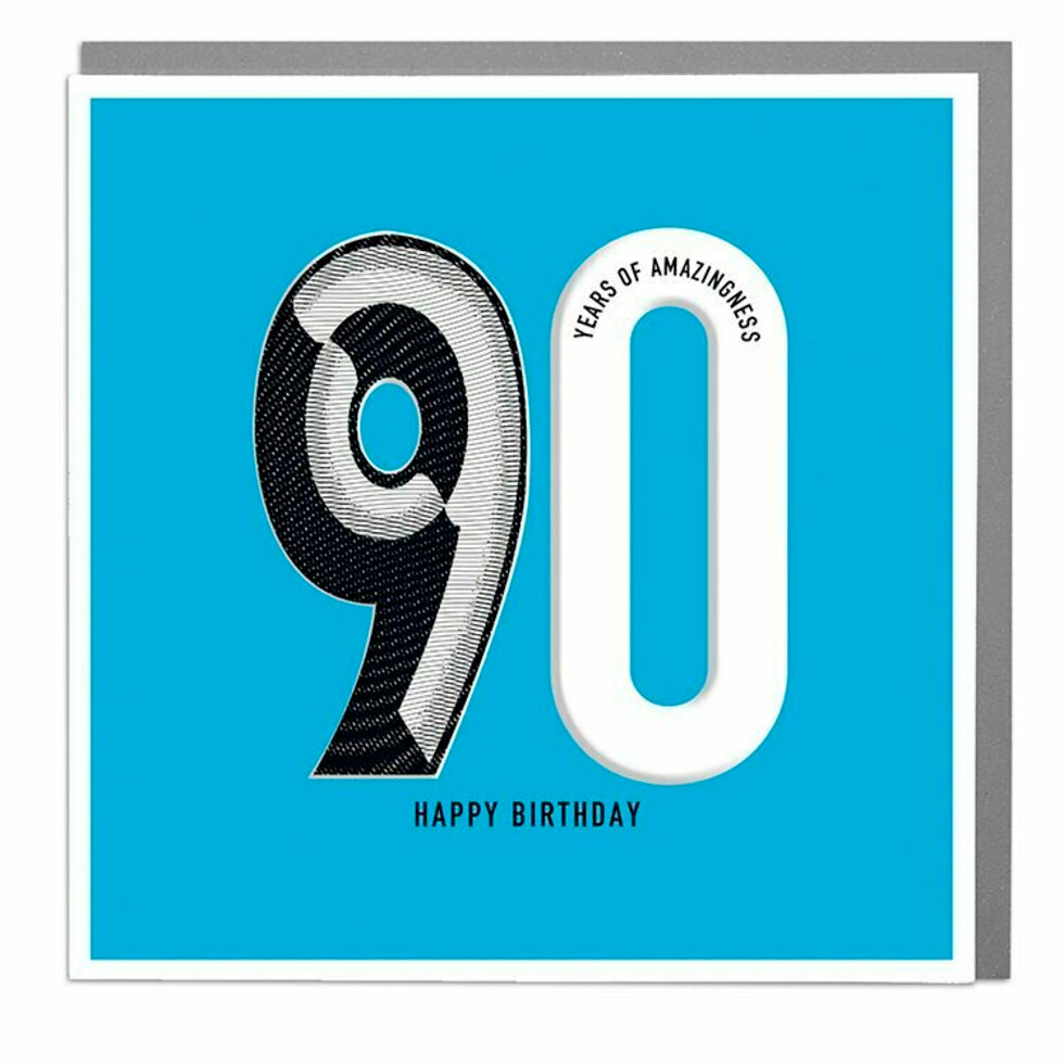 90th birthday - card