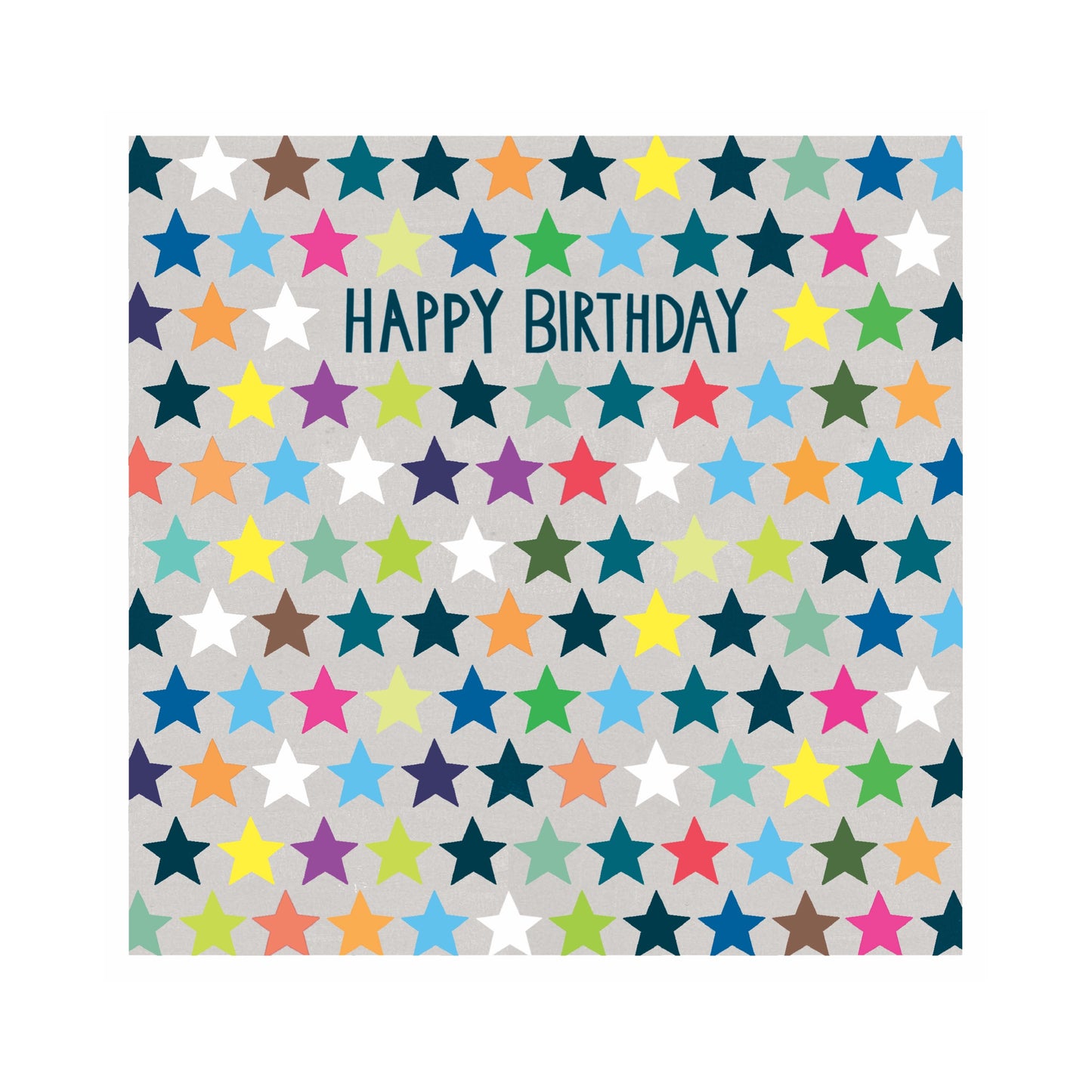 Birthday stars - card