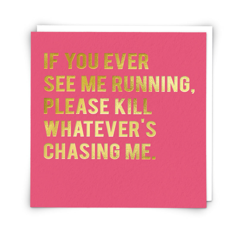 Running - card