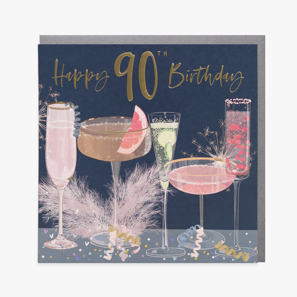 Happy 90th Birthday - card