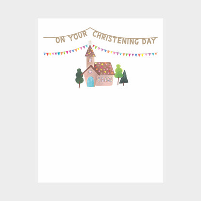 On your Christening day - card
