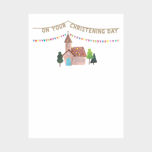 On your Christening day - card