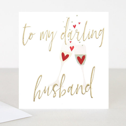 To my darling husband - card