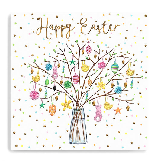 Happy Easter tree card