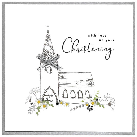 With love on your Christening - card