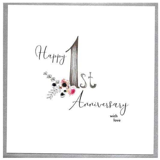 Happy 1st anniversary - card