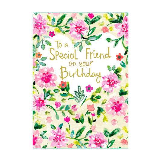 Special friend, Birthday - card
