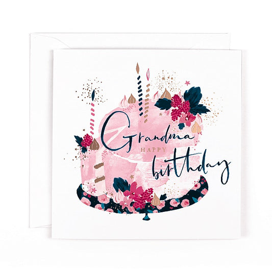 Grandma happy birthday - card