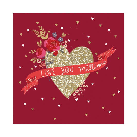 Love you millions - card