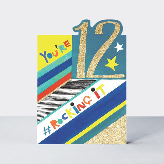 12 rocking it - boys card