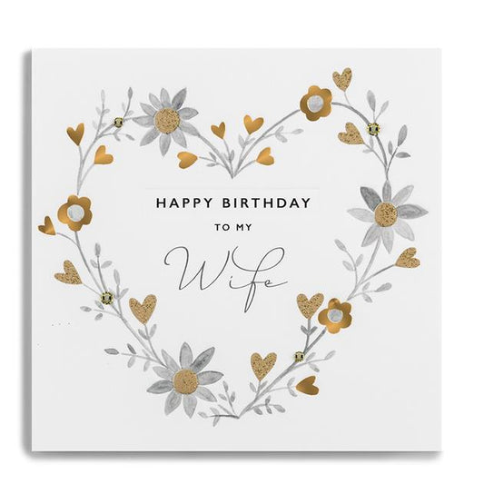 Wife Happy Birthday  - card