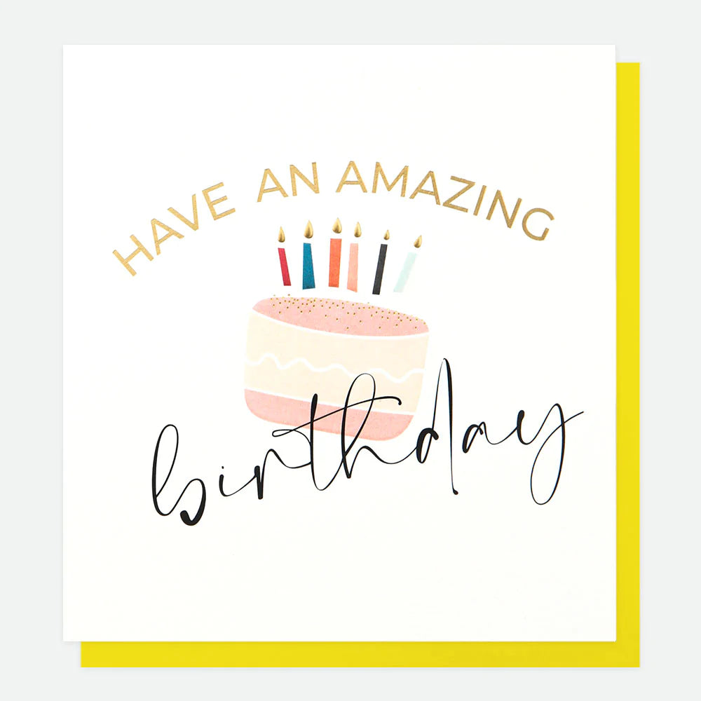 Have an amazing birthday - card