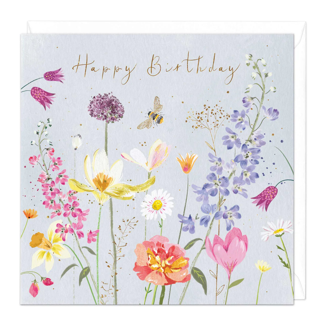 Birthday floral bee meadow