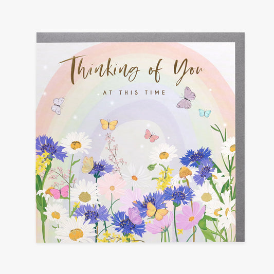Thinking of you rainbow - card