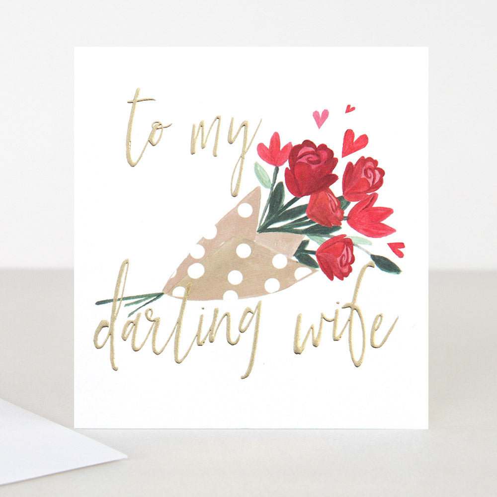 Darling wife birthday - card