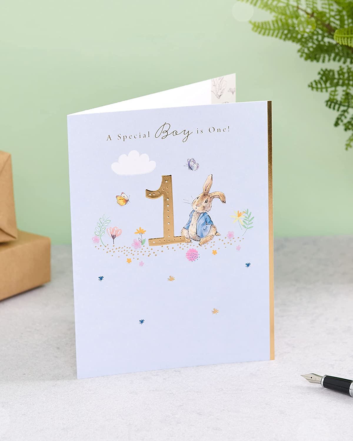 A special boy is 1 - Peter Rabbit card