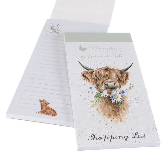Magnetic shopping list daisy coo - Wrendale