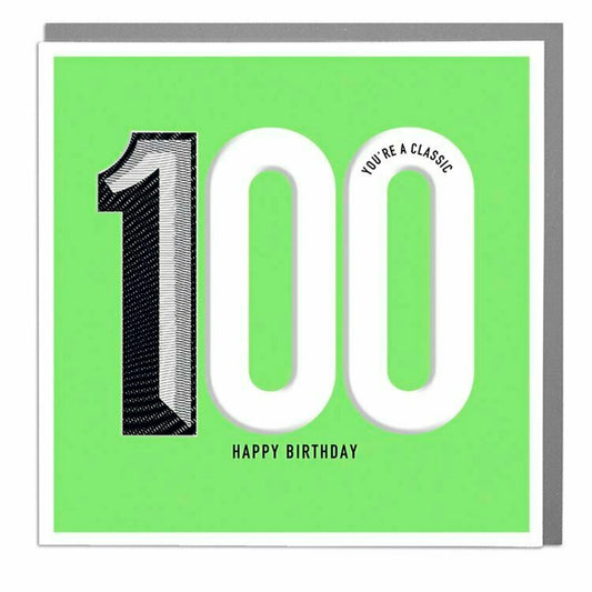 100th birthday - card