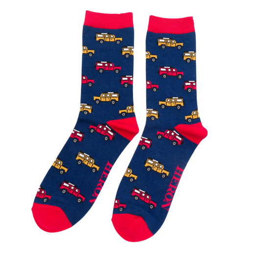 Mens bamboo socks - Jeeps navy