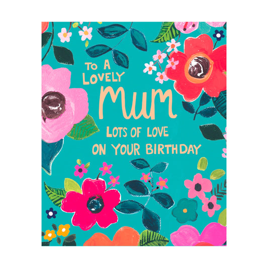 Mum, lots of love - card