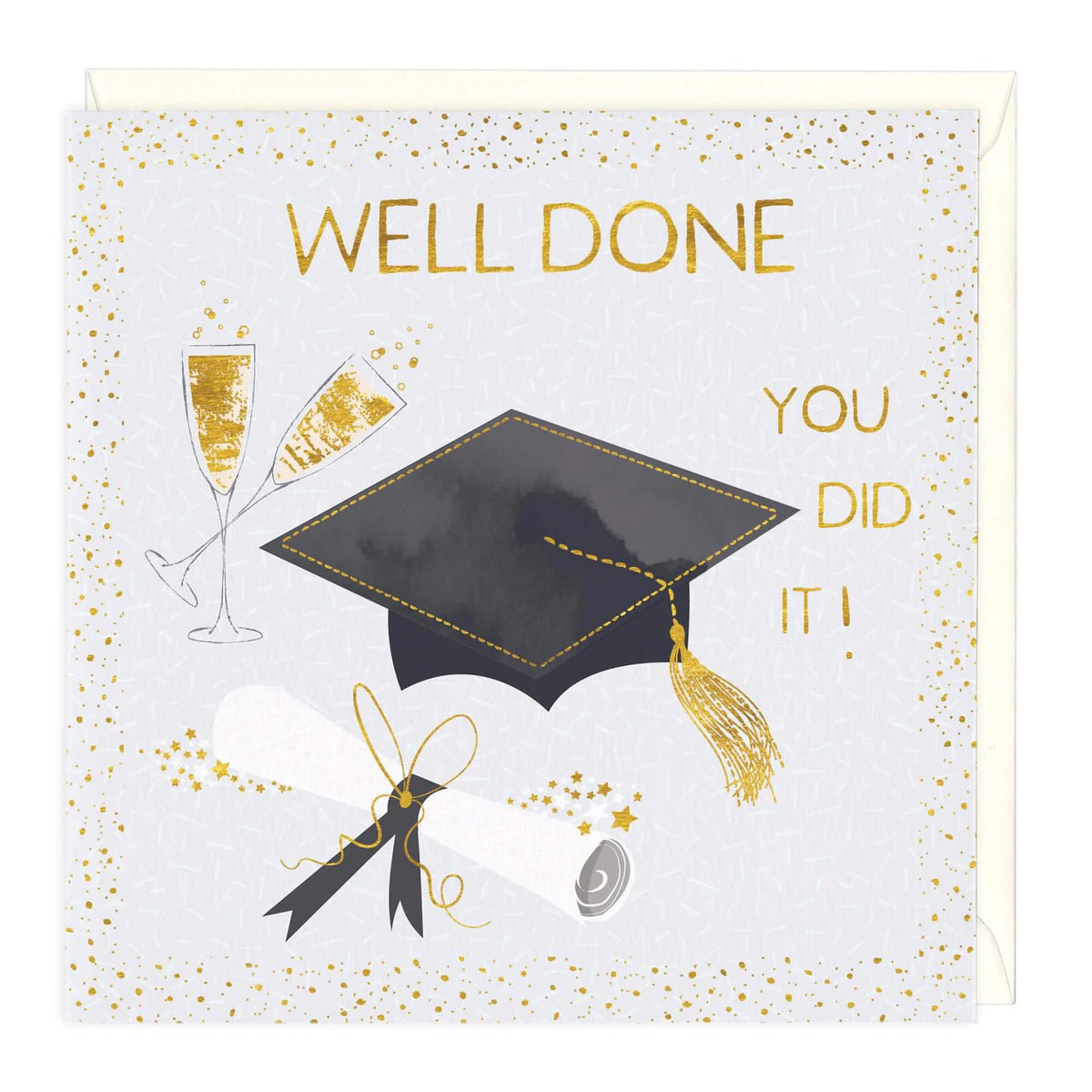 Well done, you did it - card