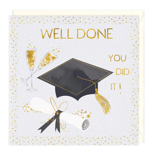 Well done, you did it - card