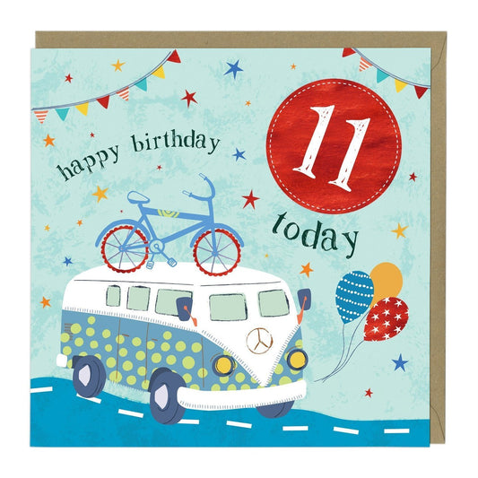 11 today boys adventure - card