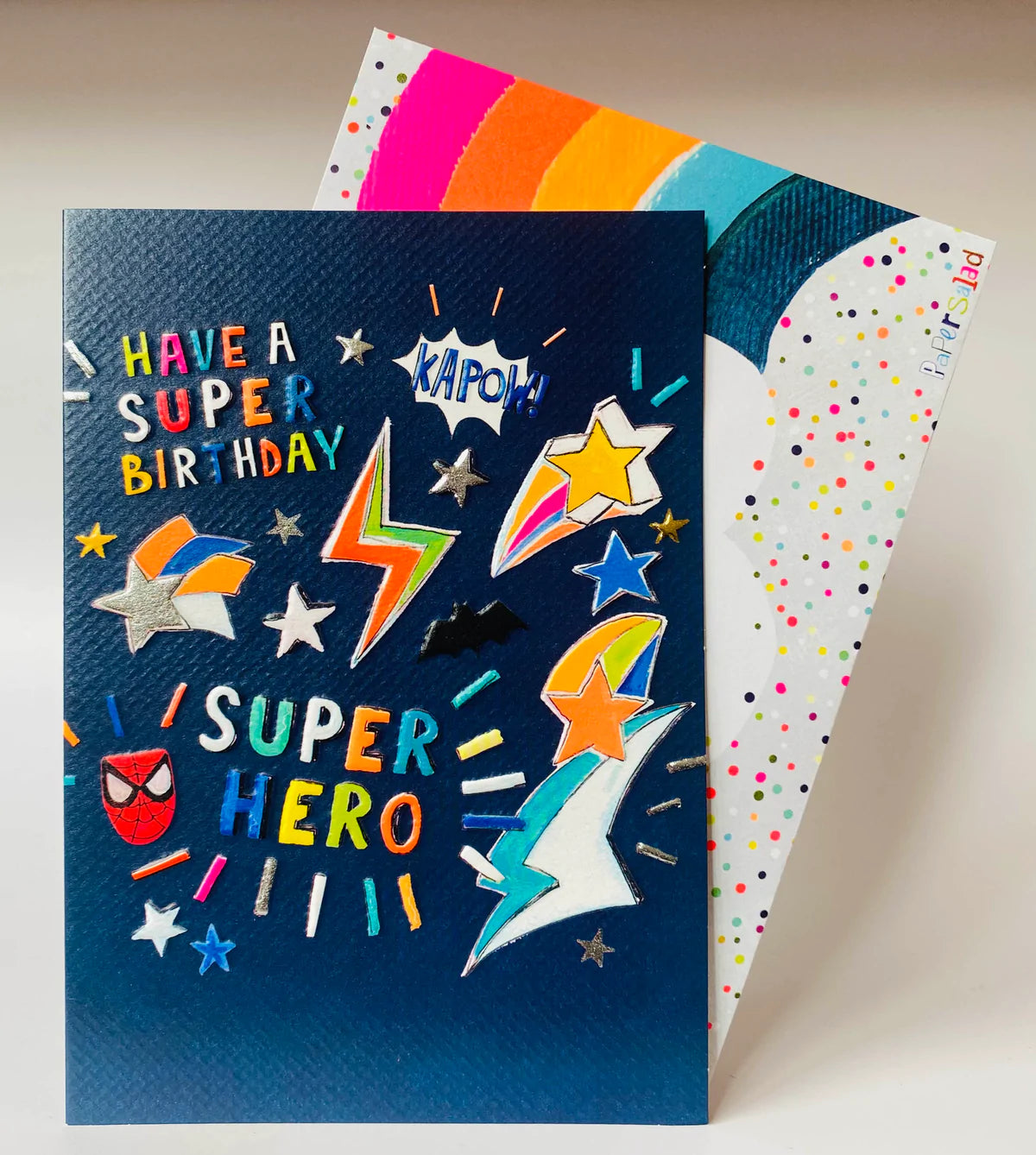 Super hero birthday - card