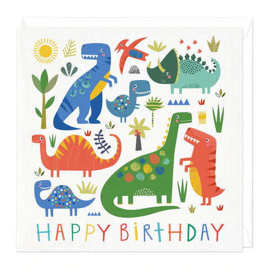 Birthday Dino’s - card