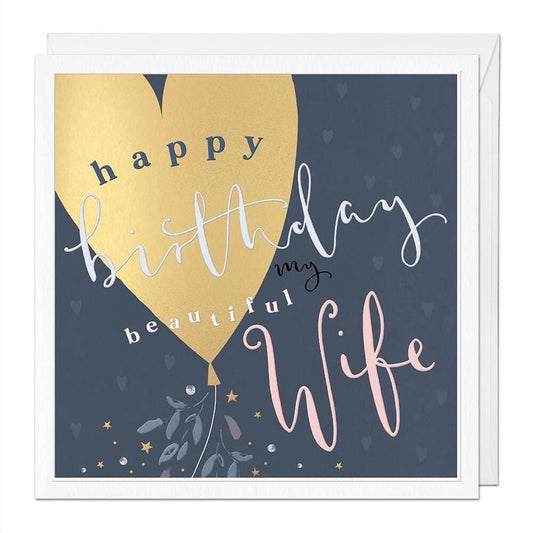 Beautiful wife - large card