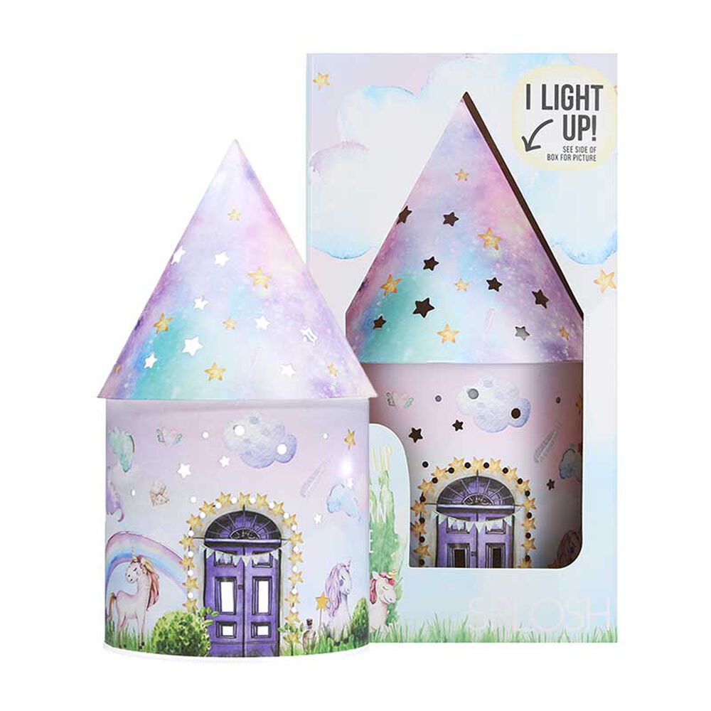 Unicorn ‘Pinkleberry Stardust’ light up house