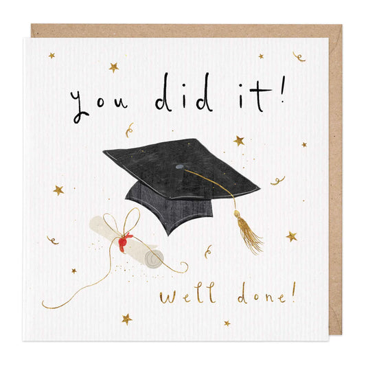 You did it! Graduation- card