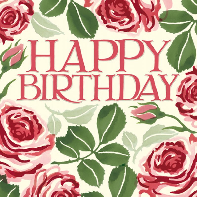 Happy birthday, roses - Emma Bridgewater card