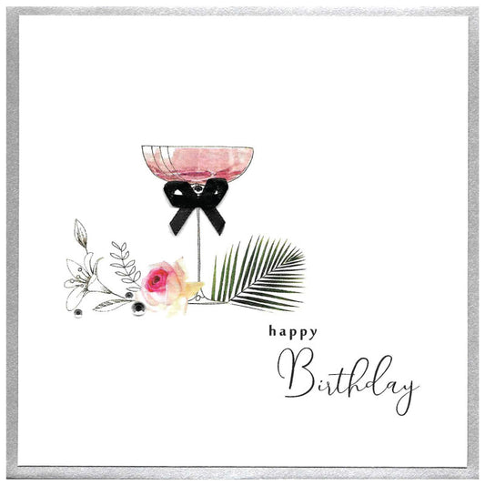 Happy birthday Cocktail - card