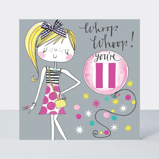 Whoop 11 today - girls card