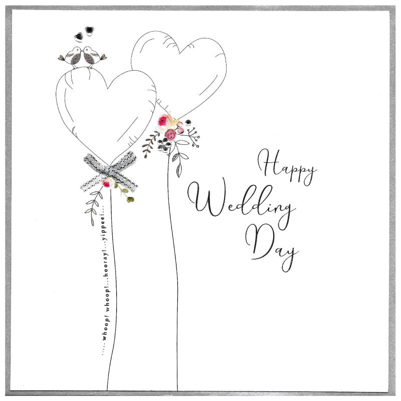 Happy wedding day - card